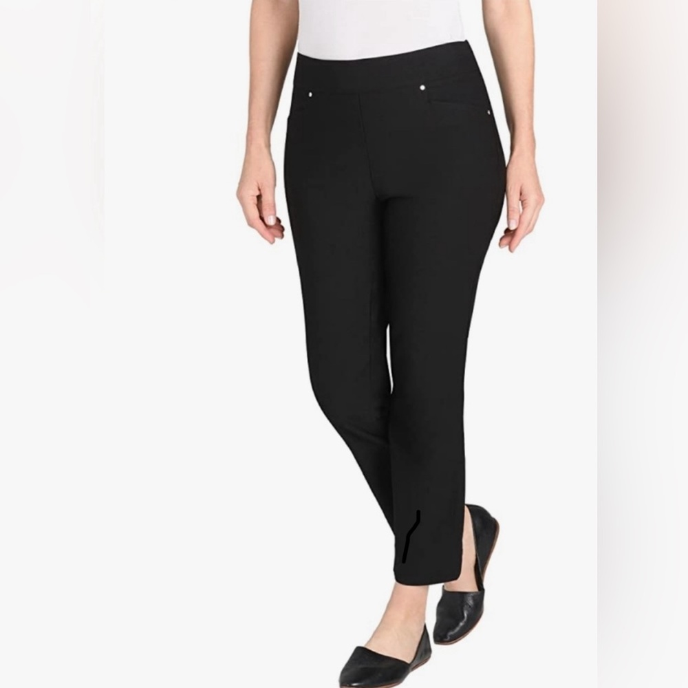 Hilary Radley Black built-in tummy control panel pants